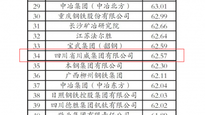 “2020年中国钢铁企业专利创新指数”第34位！(图1)